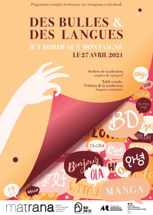 Des bulles et des langues ( Bordeaux et EN LIGNE)