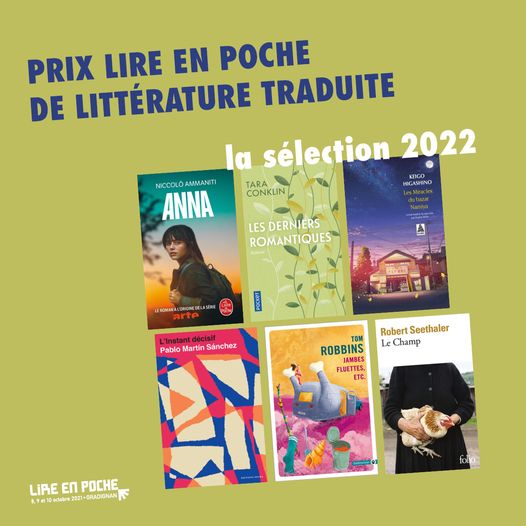Salon Lire en poche  : Prix de littérature traduite  (33 Gradignan)