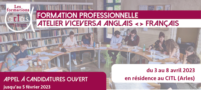 Appel à candidature : Atelier ViceVersa anglais-français 2023 avec ATLAS 