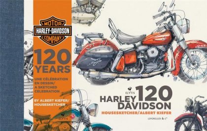 Harley-Davidson 120 : une célébration en dessin